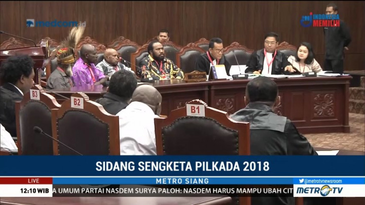 MK Kembali Gelar Sidang Sengketa Pilkada Deiyai