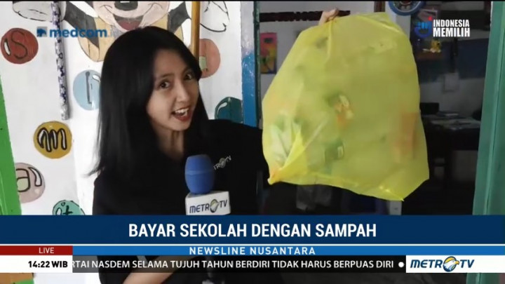 Bayar Sekolah dengan Sampah