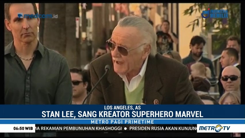 Stan Lee, Legenda Komik Marvel Tutup Usia