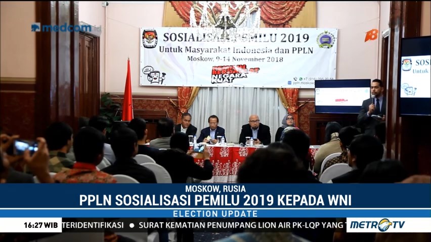PPLN Sosialisasi Pemilu 2019 ke WNI di Rusia