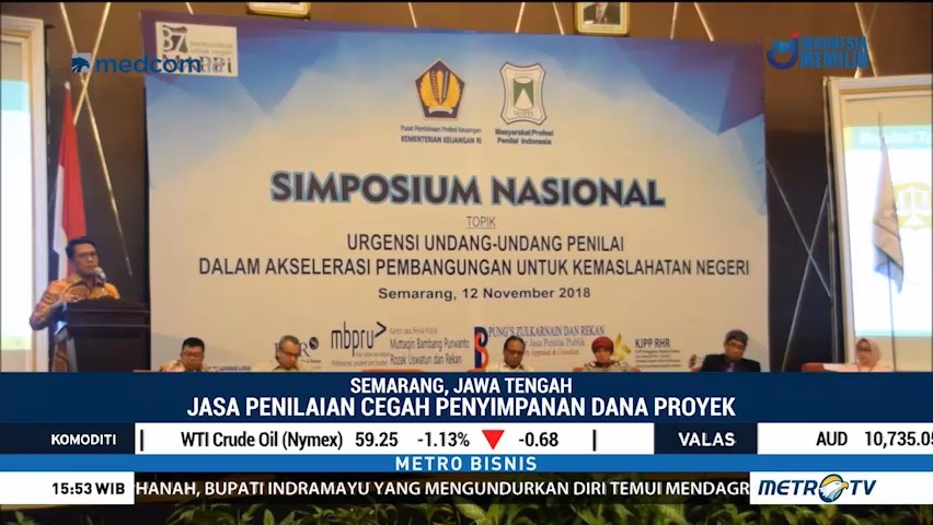 Cegah Penyimpanan Dana Proyek, Regulasi Profesi Penilai Perlu Diterbitkan