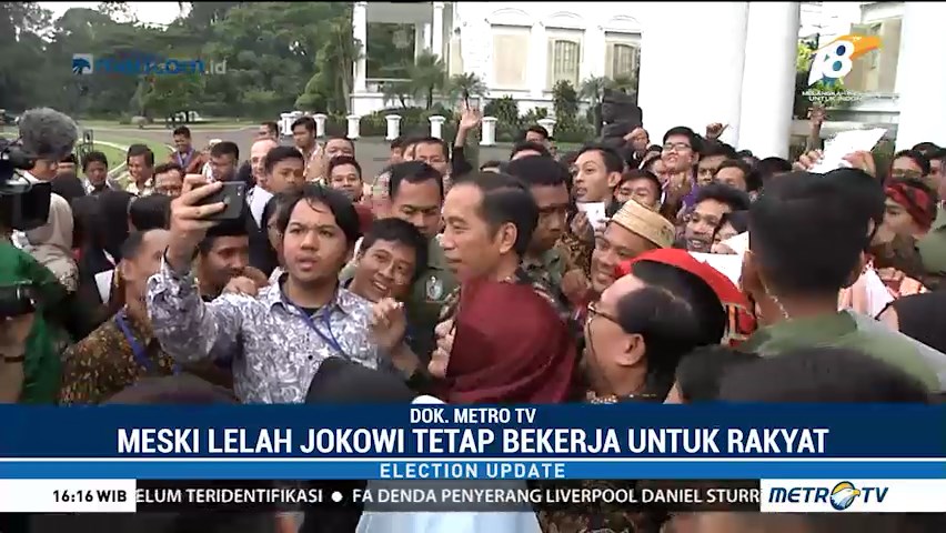 Meski Lelah, Jokowi Tetap Bekerja untuk Rakyat