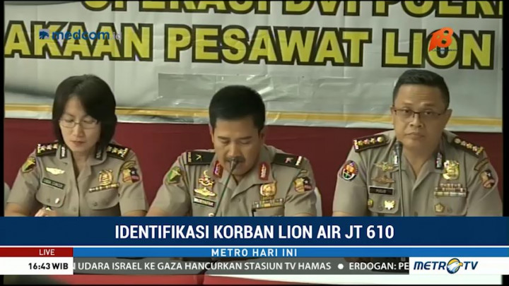 Total 85 Korban Lion Air Telah Teridentifikasi