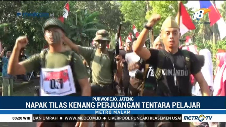 Ribuan Warga Napak Tilas Kenang Perjuangan Tentara Pelajar