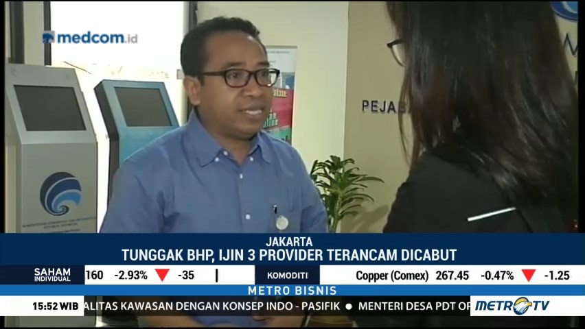 Kemenkominfo akan Cabut Izin Tiga Provider Internet