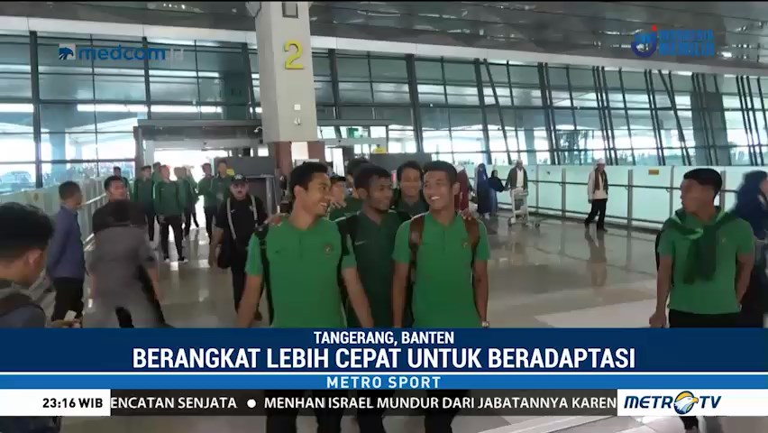 Skuat Timnas Indonesia Bertolak ke Thailand
