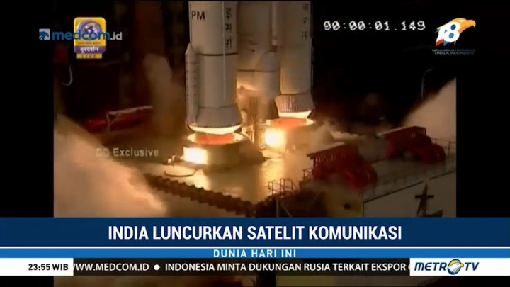 India Luncurkan Satelit Komunikasi