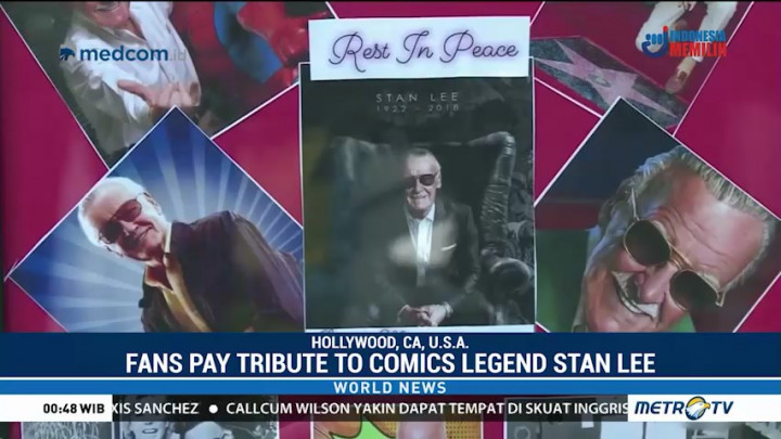 Fans Pay Tribute to Marvel Comics Legend Stan Lee
