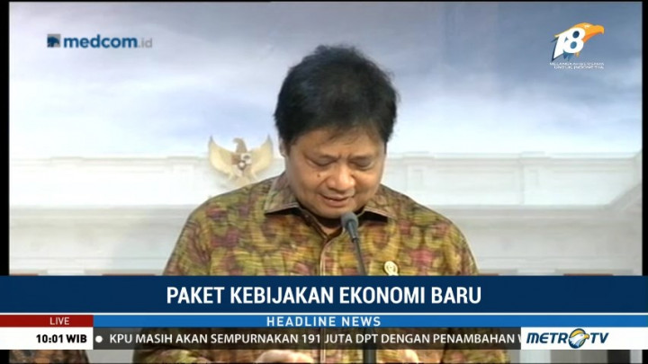 Pemerintah Luncurkan Paket Kebijakan Ekonomi Baru