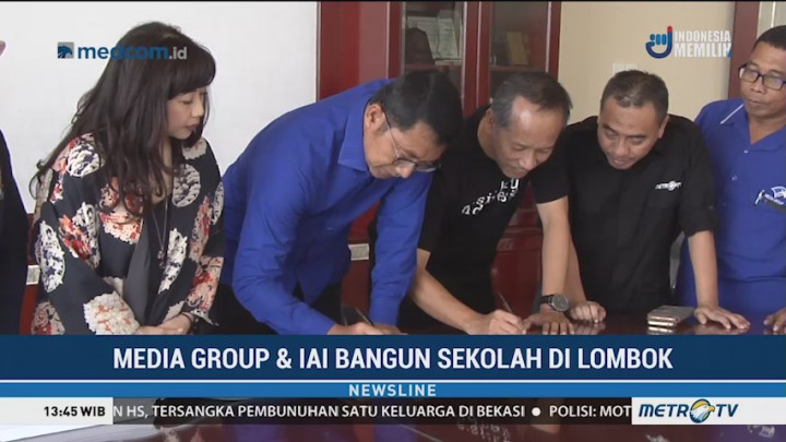 Media Group dan IAI Bangun Sekolah di Lombok