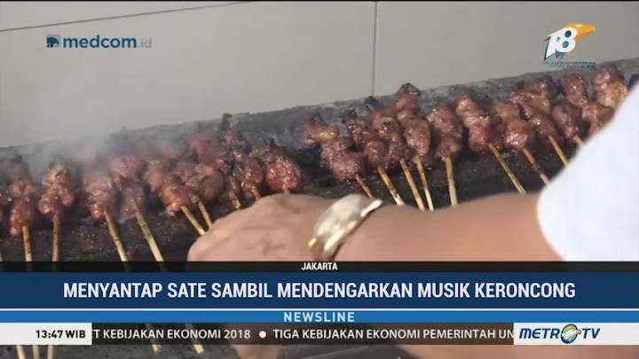 Menikmati Sate Keroncong