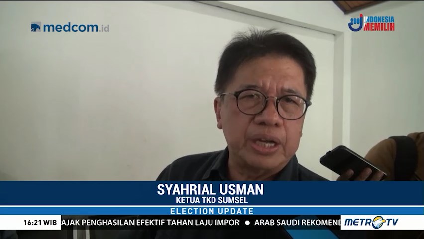 Syahrial Oesman Jabat Ketua TKD Jokowi-Ma'ruf di Sumsel