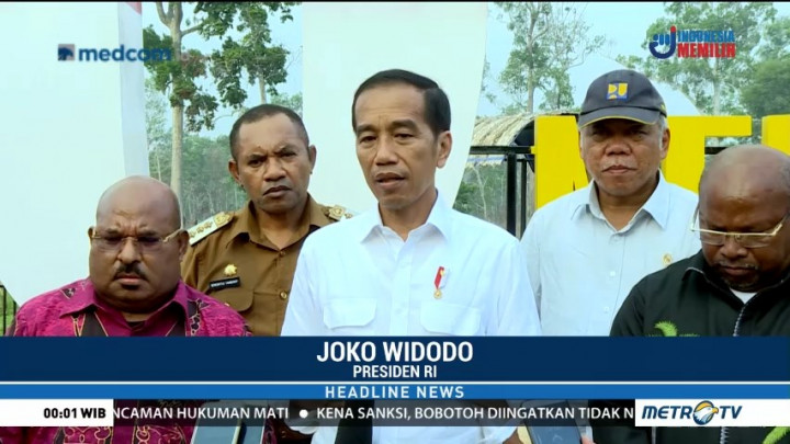 Jokowi Tinjau Pembangunan PLBN Sota Merauke