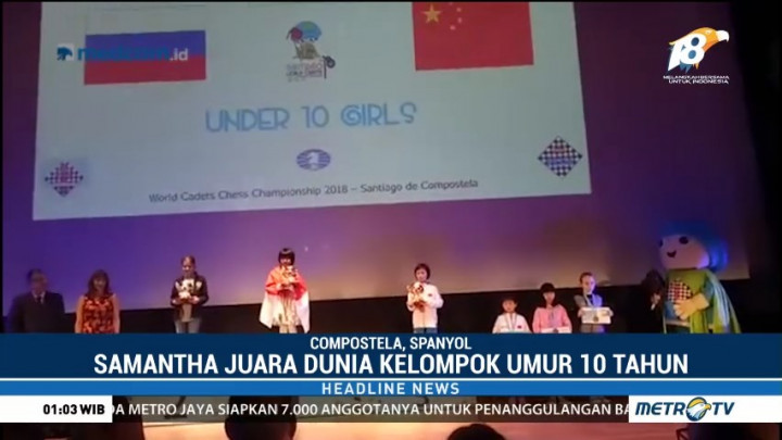 Samantha Edithso, Pecatur Cilik yang Kembali Raih Gelar Juara Dunia