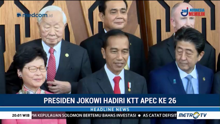 Jokowi Hadiri Sejumlah Kegiatan di Hari Pertama KTT APEC 2018