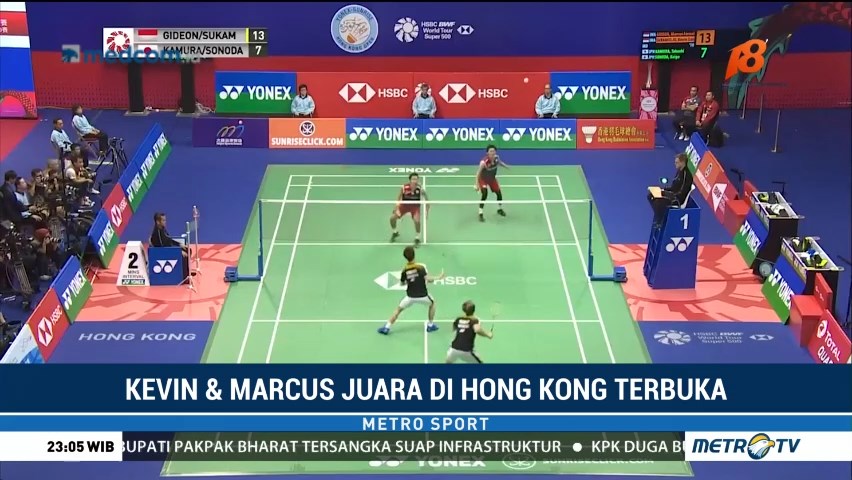 Kevin/Marcus Juara Hong Kong Terbuka 2018
