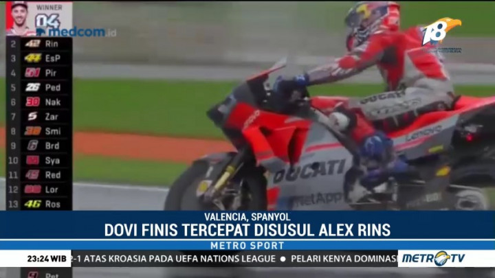 Dovizioso Rebut Juara MotoGP Valencia