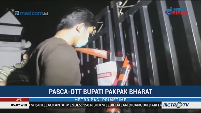 KPK Segel Kantor Bupati dan Dinas PUPR Pakpak Bharat