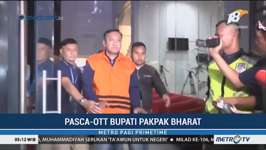 Ditahan KPK, Bupati Pakpak Bharat Bungkam