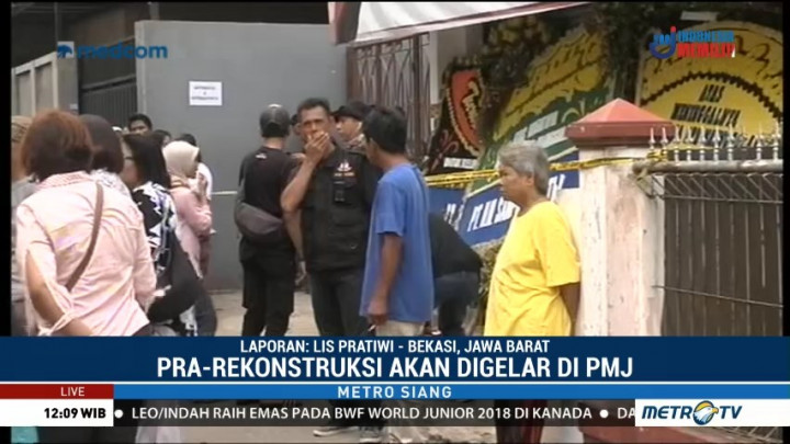 Polisi Prarekonstruksi Pembunuhan Satu Keluarga di Sukabumi