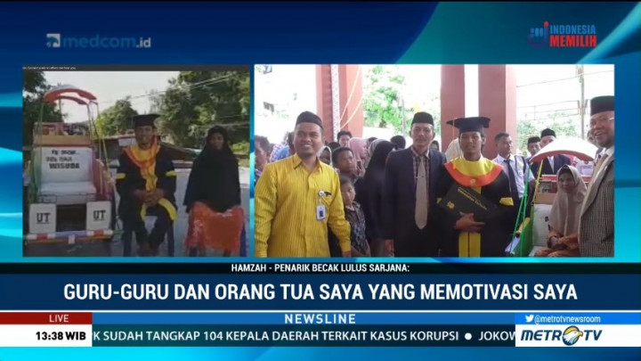 Mengayuh Becak Menjemput Gelar Sarjana