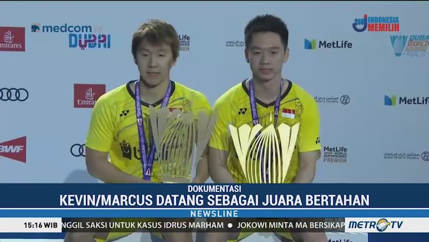 Rekor Baru Kevin/Marcus Setelah Juara Hongkong Terbuka