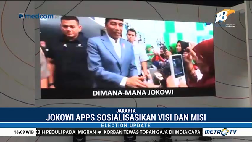 Jokowi App Sosialisasikan Visi dan Misi