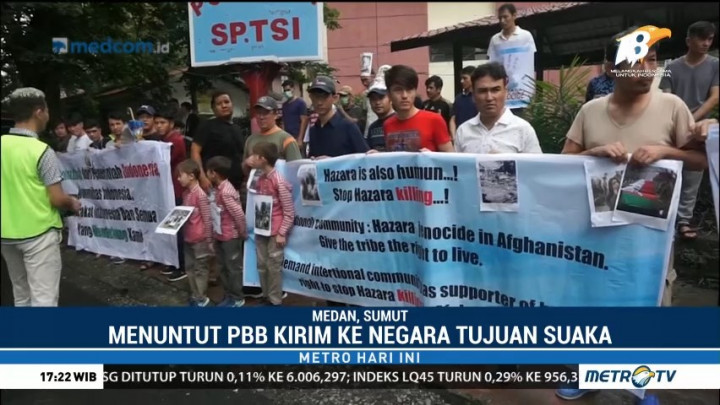 Pengungsi Afghanistan di Medan Tuntut Dikirim ke Negara Penampung