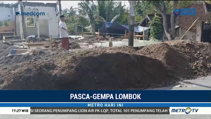 Korban Gempa Lombok Harap Pembangunan Risha Dipercepat