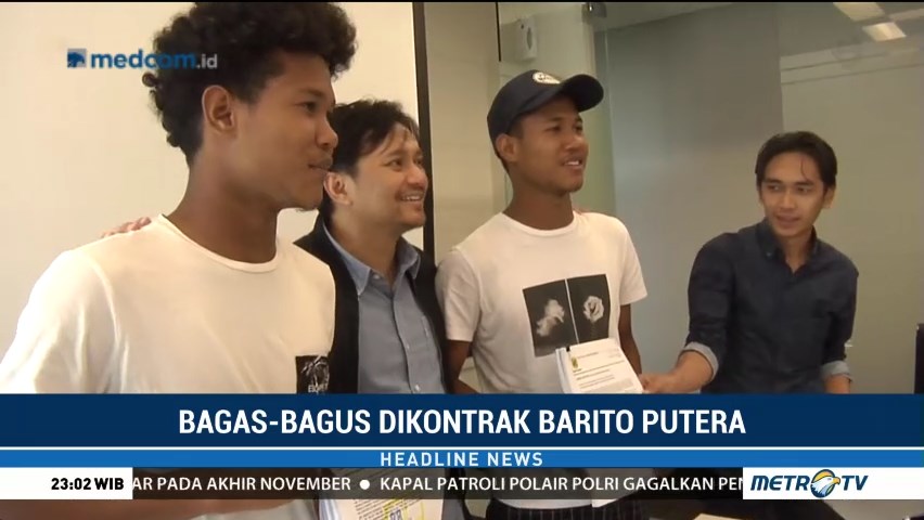 Bagas-Bagus Dikontrak Barito Putera
