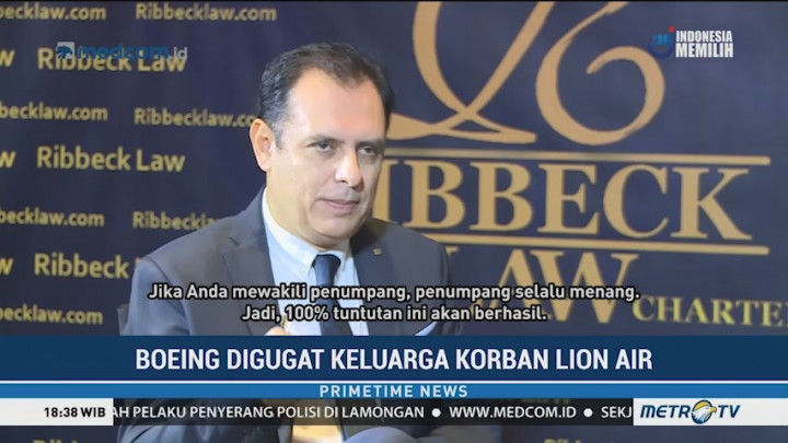 Ribbeck Law Firm Optimistis Menang atas Boeing