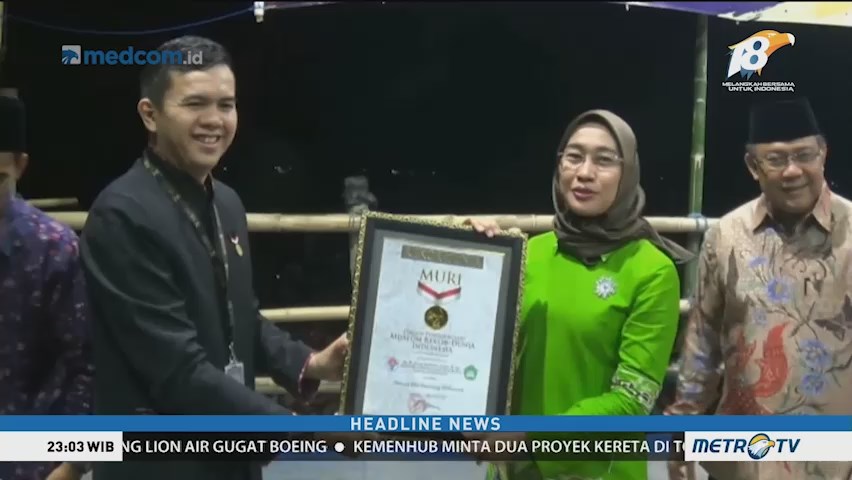 1.500 Petarung Pencak Dor Pecahkan Rekor MURI