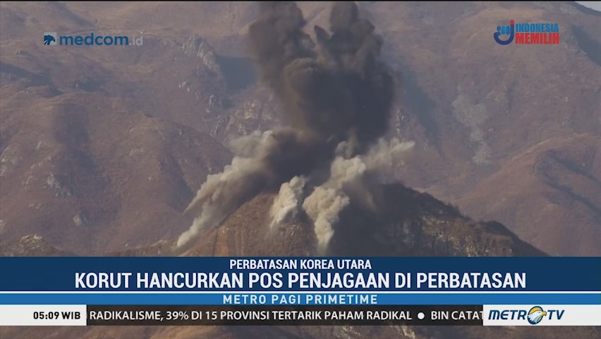 Korut Hancurkan 10 Pos Penjagaan di Perbatasan Korsel