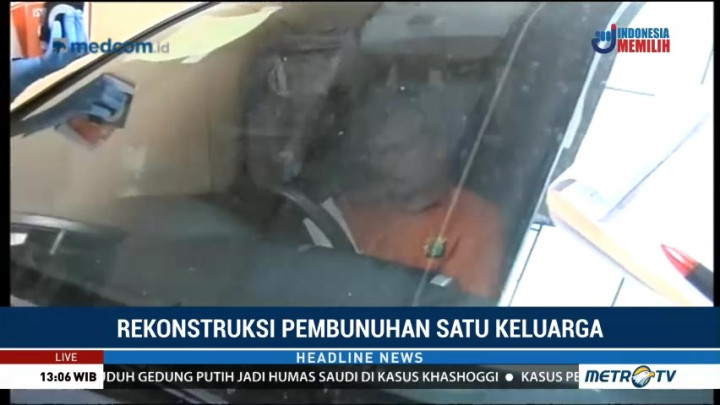 Haris Peragakan 37 Adegan saat Bunuh Satu Keluarga di Bekasi