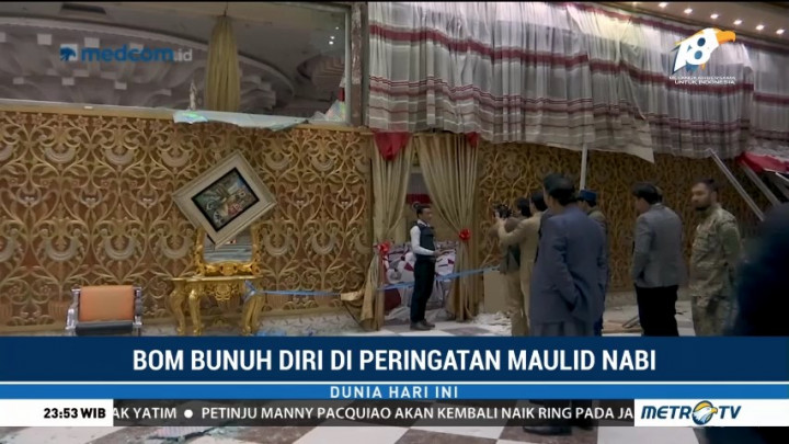 Bom Bunuh Diri di Peringatan Maulid Nabi di Afghanistan,  50 Orang Tewas