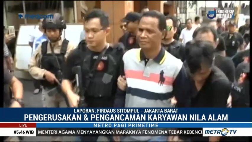 Penangkapan Hercules Terkait Penyerangan Kantor PT Nila