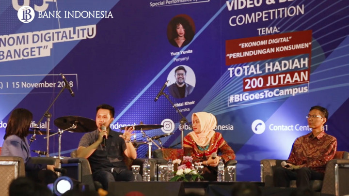 BI Goes To Campus 2018 Palembang Dipadati Calon Pelaku Ekonomi Digital