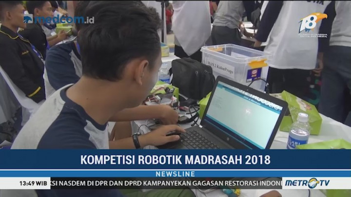 Grand Final Kompetisi Robotik Madrasah 2018 Digelar Sabtu Ini