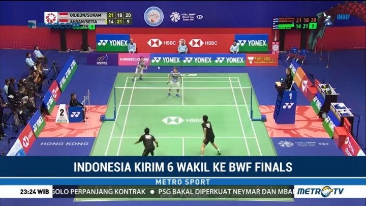 Indonesia Kirim Enam Wakil ke BWF World Tour Finals 2018