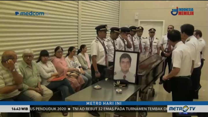 Jenazah Pilot Lion Air Disemayamkan di Rumah Duka Dharmais
