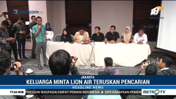 Keluarga Korban Lion Air Harap Proses Identifikasi Terus Dilakukan