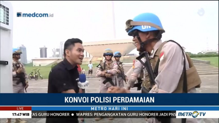 Divhubinter Polri Gelar Acara Konvoi Polisi Perdamaian