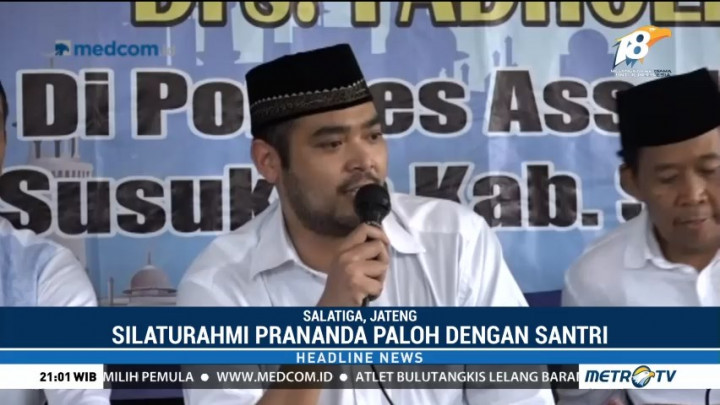 Prananda Paloh Silaturahmi ke Ponpes di Jawa Tengah