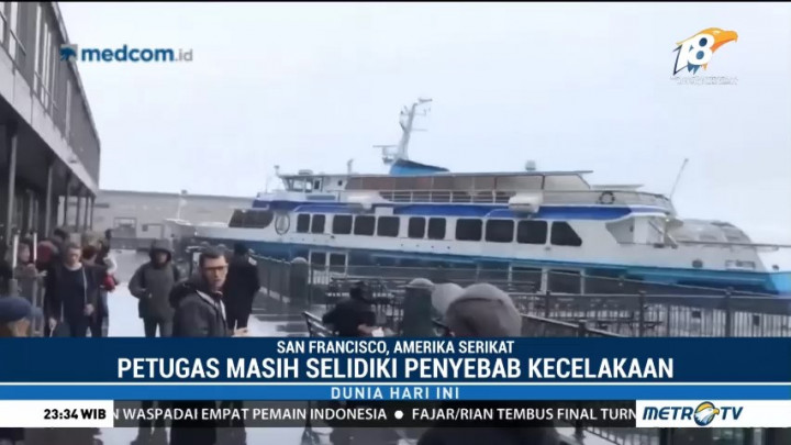 Kapal Feri Tabrak Dermaga di San Fransisco, Dua Orang Terluka