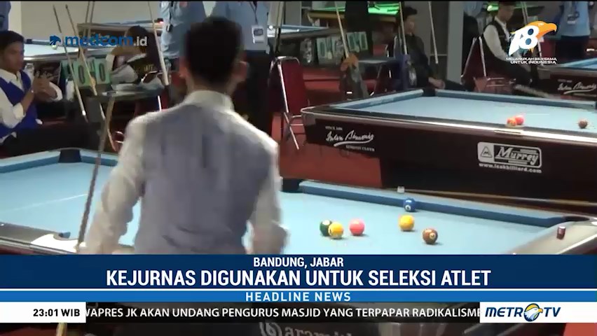 251 Atlet Bersaing di Kejurnas Biliar 2018