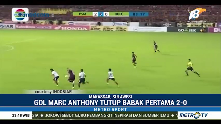 PSM Makassar Rebut Puncak Klasemen Sementara Liga 1