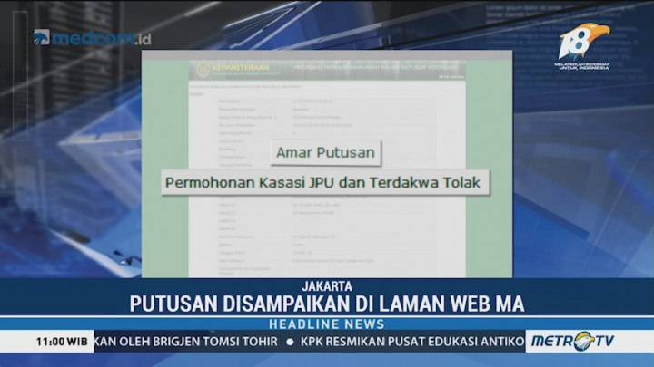 MA Tolak Kasasi Buni Yani