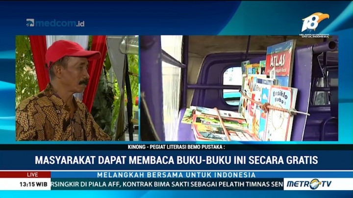 Bemo Pustaka Penebar Ilmu dari Ibu Kota