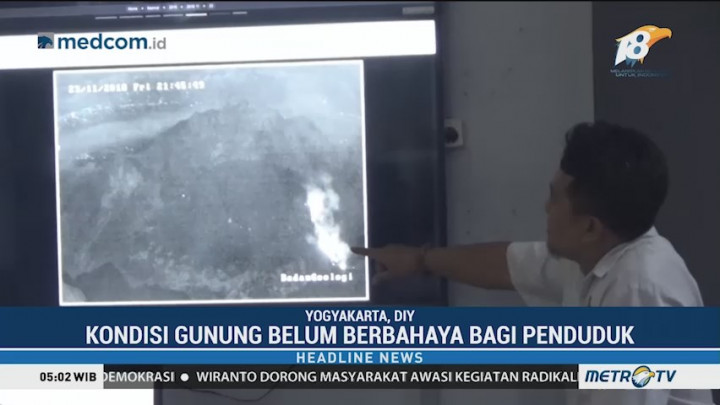 Merapi Empat Kali Keluarkan Guguran Lava