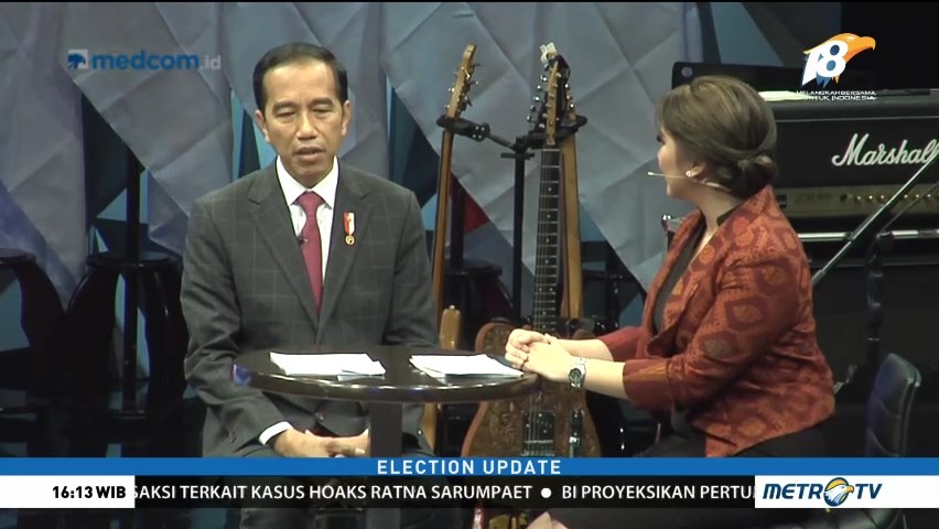 Jokowi Tepis Isu Pasar Tradisional Sepi